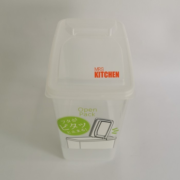 KOTAK TEPUNG TEMPAT BUMBU TEMPAT PENYIMPANAN CONTAINER OPEN LID TALL