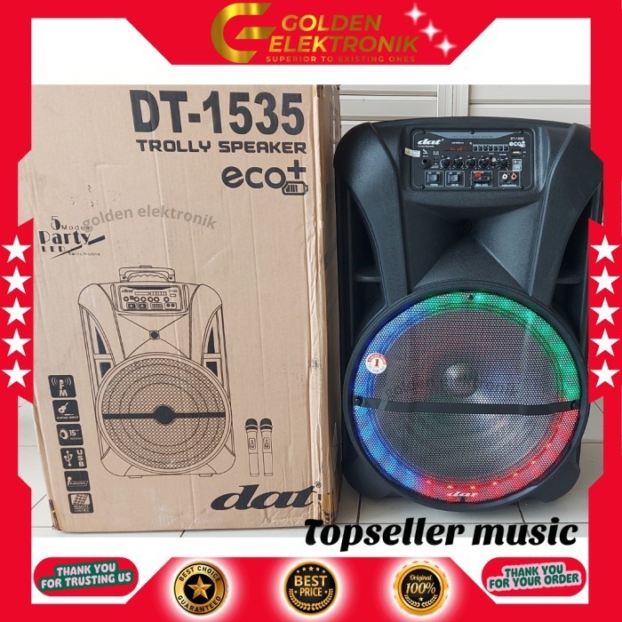 SPEAKER PORTABLE DAT DT1535 ECO+ DT 1535 ECO+ DT-1535 ECO+ PORTABLE SPEAKER SPEAKER TROLLEY DAT