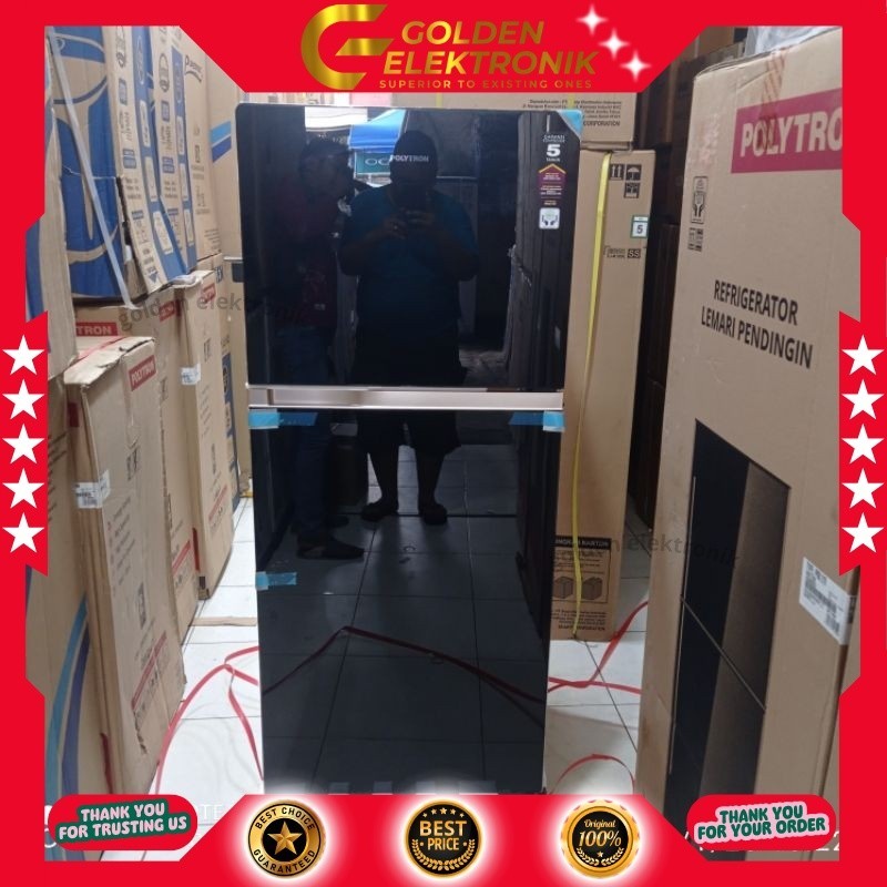 Kulkas Polytron 2 Pintu PRW 23MNX PRW-23MNX 23MNX 23 MN 220 L NEW SERIES