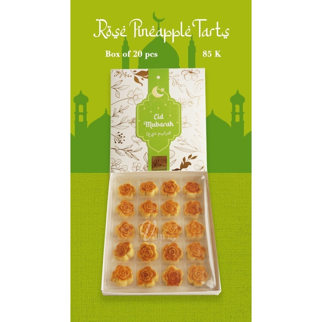 

Rose Pineapple Tarts/ Velinds Bakery/ Kue Nastar Bunga