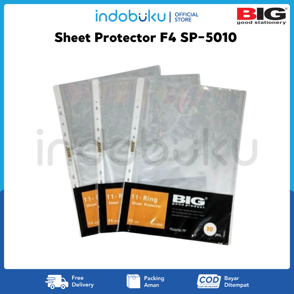 

Sheet Protector F4 BIG SP-5010 PP POCKET - 10 pc