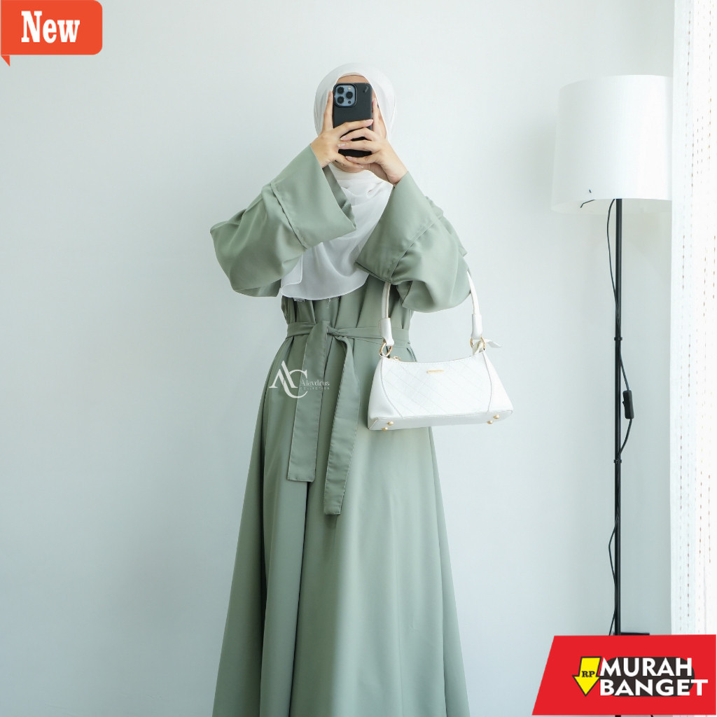 abaya lebaran ala Turkey- Basic Abaya Turkey Hana Basic Abaya Polos Gamis Polos Abaya Turki Abaya Wo