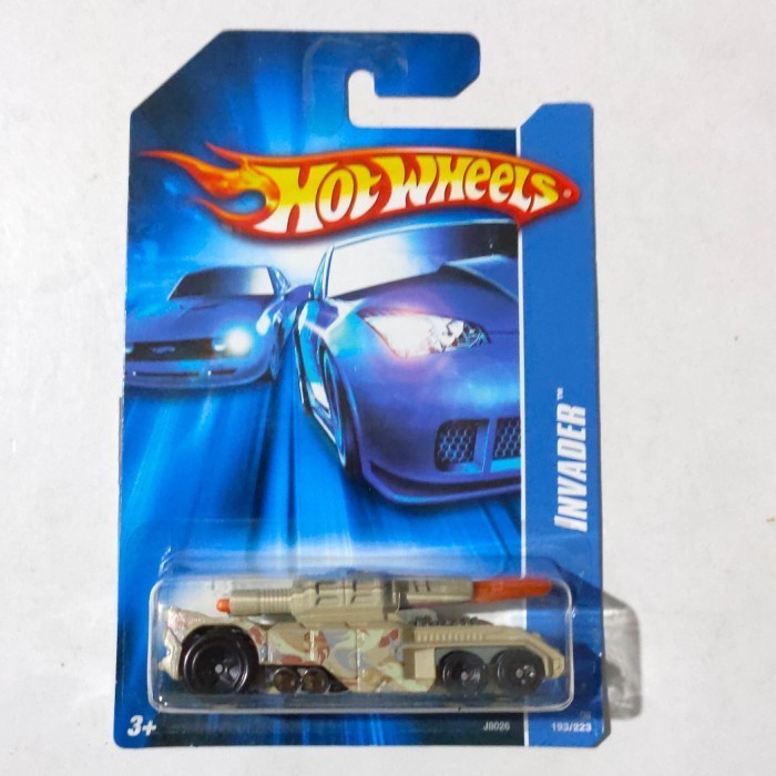 HW Hot Wheels Invader coklat doreng 2007 senjata bisa dilontarkan -DD24