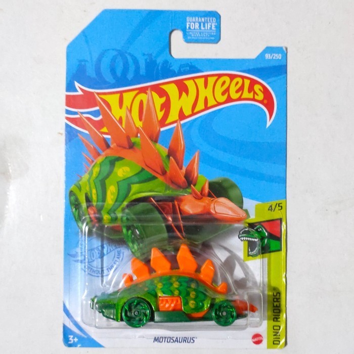 Hot Wheels Motosaurus hijau Treasure Hunt Reguler TH R 2021 Dino Rides -DD24