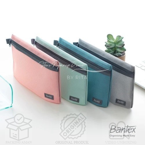 

ZIPPER STORAGE BAG A5 SIZE BANTEX 8107 barang original seperti gambar