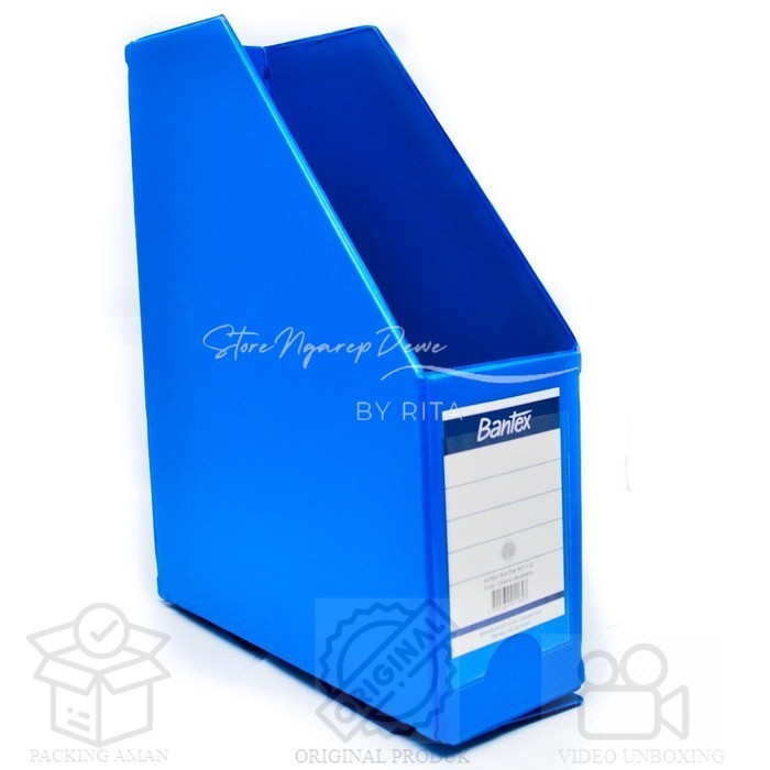 

BOX FILE / MAGAZINE FILE FOLIO 10 CM 4011 11 BANTEX BIRU barang original seperti gambar