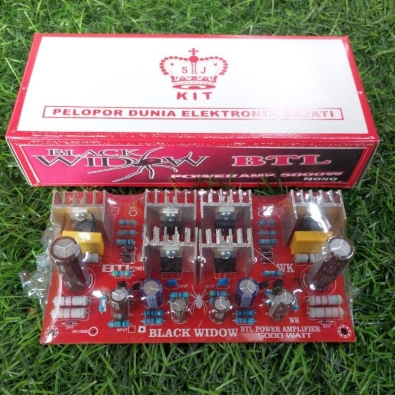 SPro1 Kit Driver Power Amplifier  BTL Black Widow 5000W by SJ