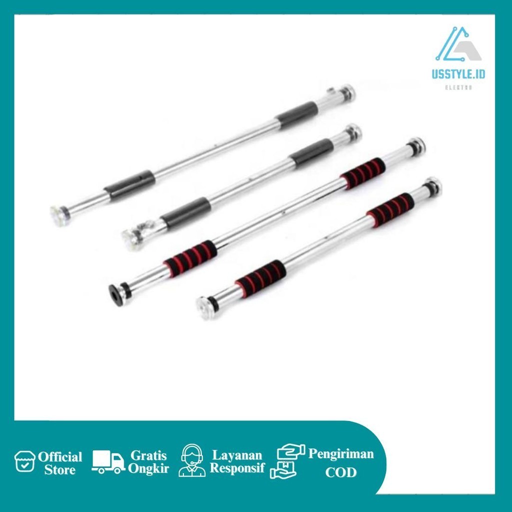 {BISA COD} Pull Up Bar Chin Up Tiang Pull Up Alat Olahraga Pintu - STAINLESS Otot Tangan