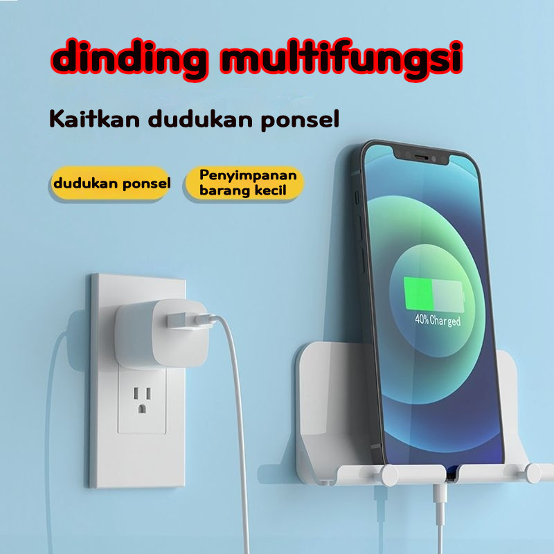 Braket Ponsel Dinding Samping Tempat Tidur Braket Ponsel/Perekat Dinding/Braket Ponsel Kamar Mandi/Toilet braket Ponsel/Braket Ponsel Toilet/Braket Ponsel Pengisian/Braket Ponsel Bebas Lubang/Braket Ponsel Tetap/Braket Ponsel Malas/