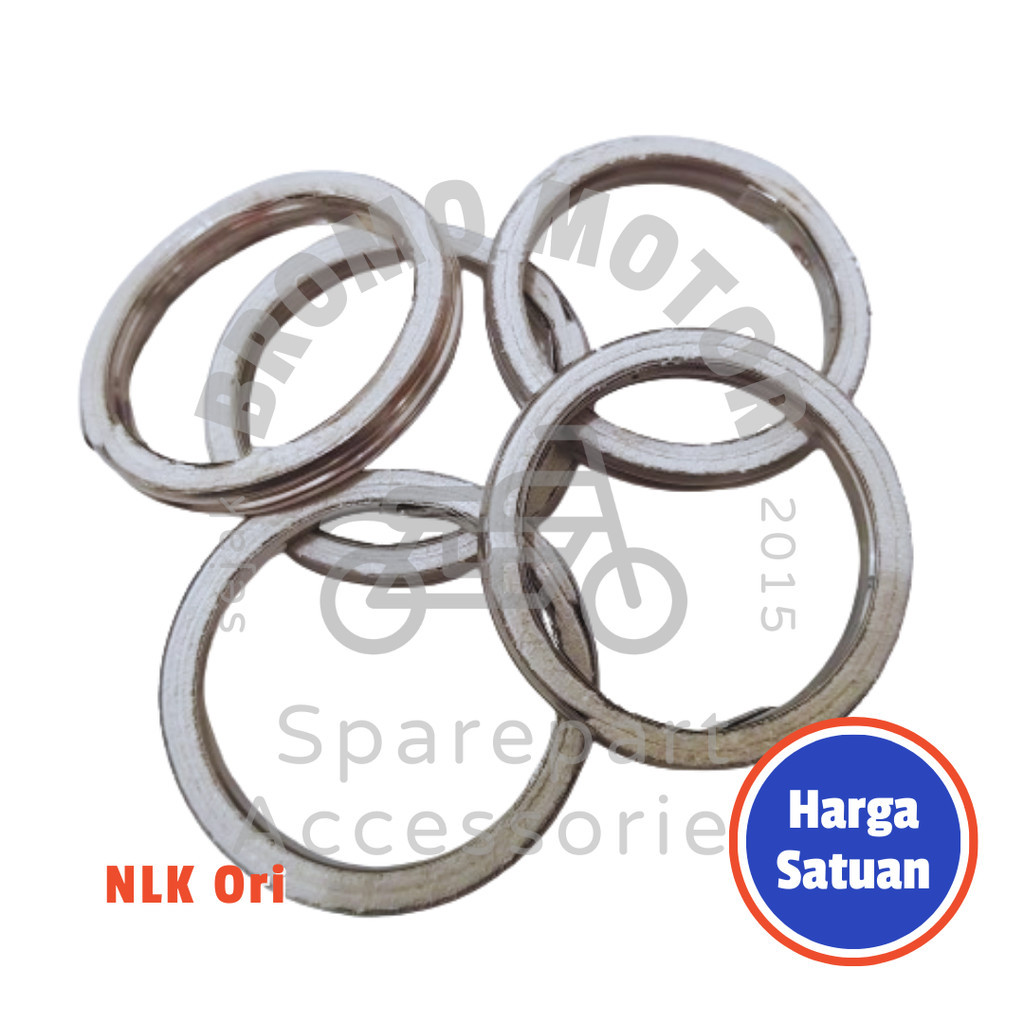 Paking Knalpot Gasket Pipe NLK Ori Yamaha RX King RXZ Kawasaki Ninja Suzuki RGR (Packing Exhaust Asb