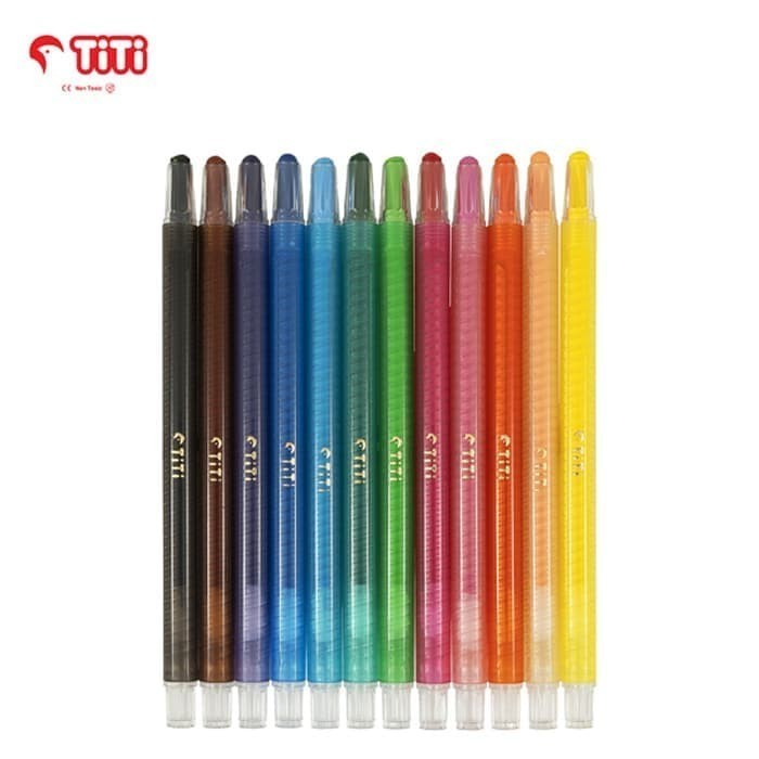 

CRAYON TWIST / KRAYON PUTAR TITI 12 WARNA PANJANG TICP12T