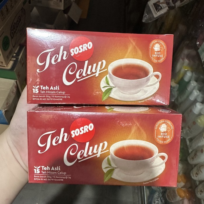 

SOSRO TEH CELUP ISI 15 SACHET - TEA CELUP