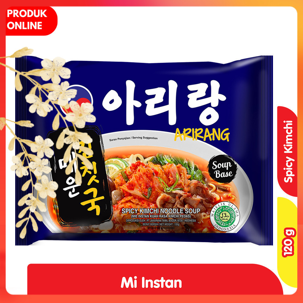 

Arirang Mi Instan Kuah Spicy Kimchi 120 g