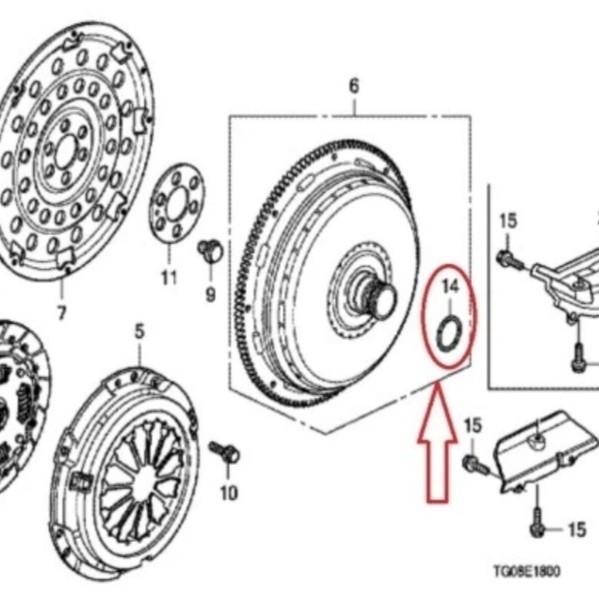 NEW COD Part JUAL Karet Sil Seal Oring O Ring Torque Torsi Converter Konverter Kruk As Kopling Trans