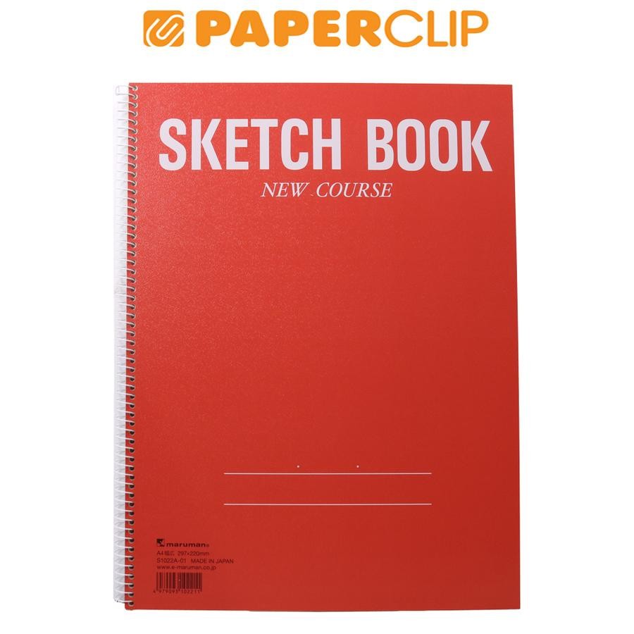 

SKETCHBOOK A4 MARUMAN NEW COURSE S1022A-01 RED