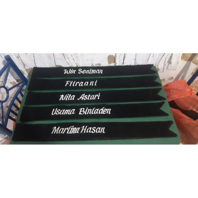 (1HARI JADI) SELEMPANG WISUDA  POLOS 2 LAPIS, BORDIR Selempang Wisuda