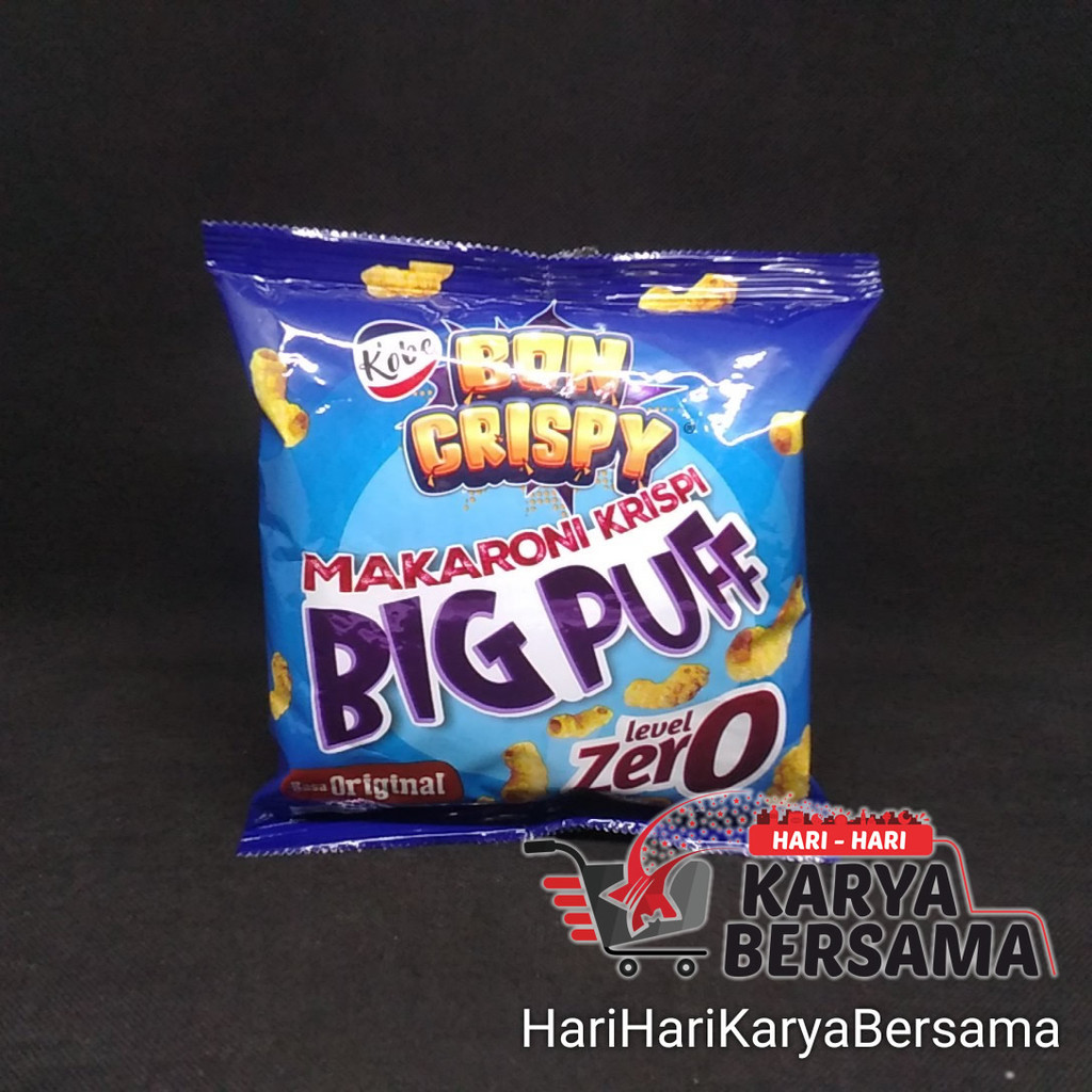 

SNACK KOBE BON CRISPY MAKARONI KRISPI BIG PUFF LEVEL ZERO 50GR