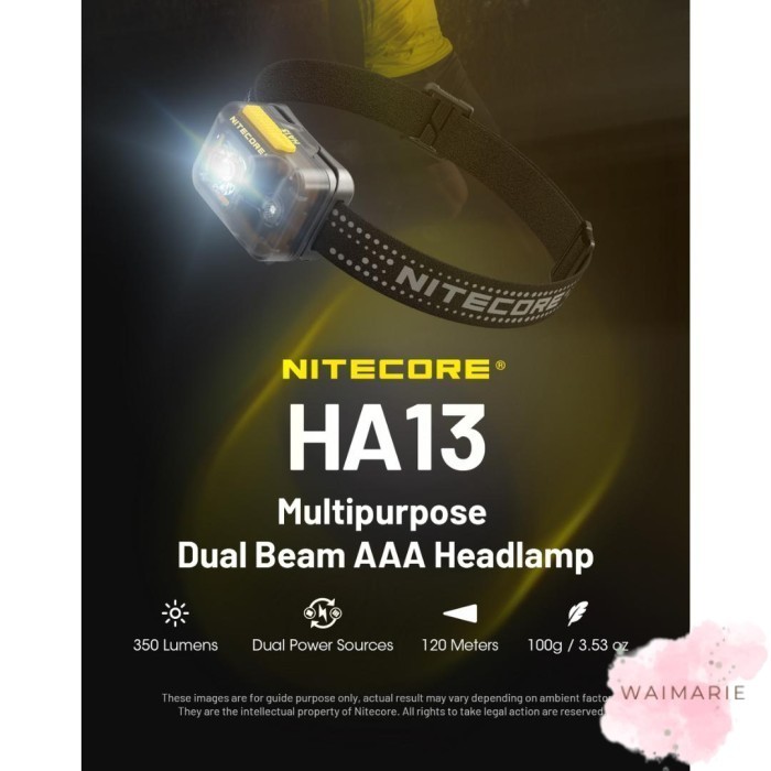 NITECORE Senter Kepala LED Headlamp - HA13