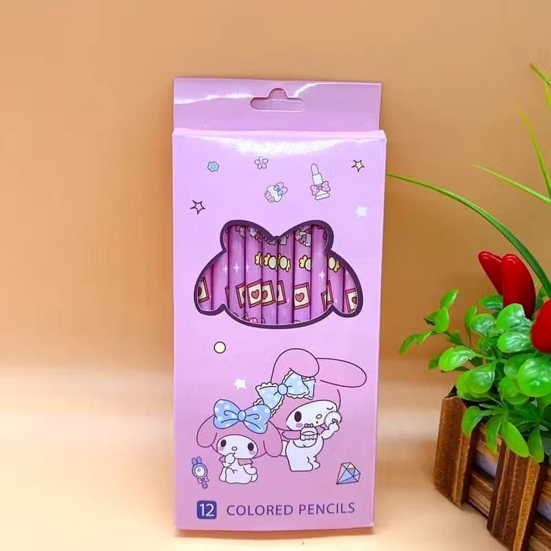 

Pensil Warna Karakter Lucu 1pack isi 12pcs seperti gambar_pensil karakter