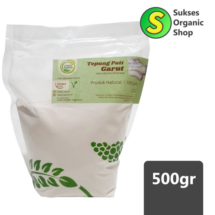

ATMA Tepung Pati Garut / Arrowroot Powder / Irut | Lingkar Organik | 500gr