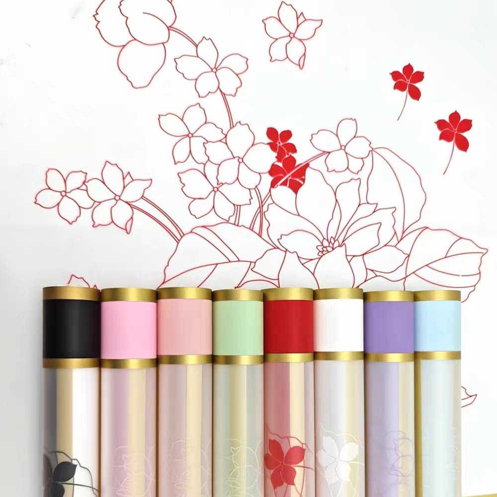 

Flower Wrapping Frame Bunga Double List Untuk Buket Bucket Bunga Cellophane Paper Florist KB6270