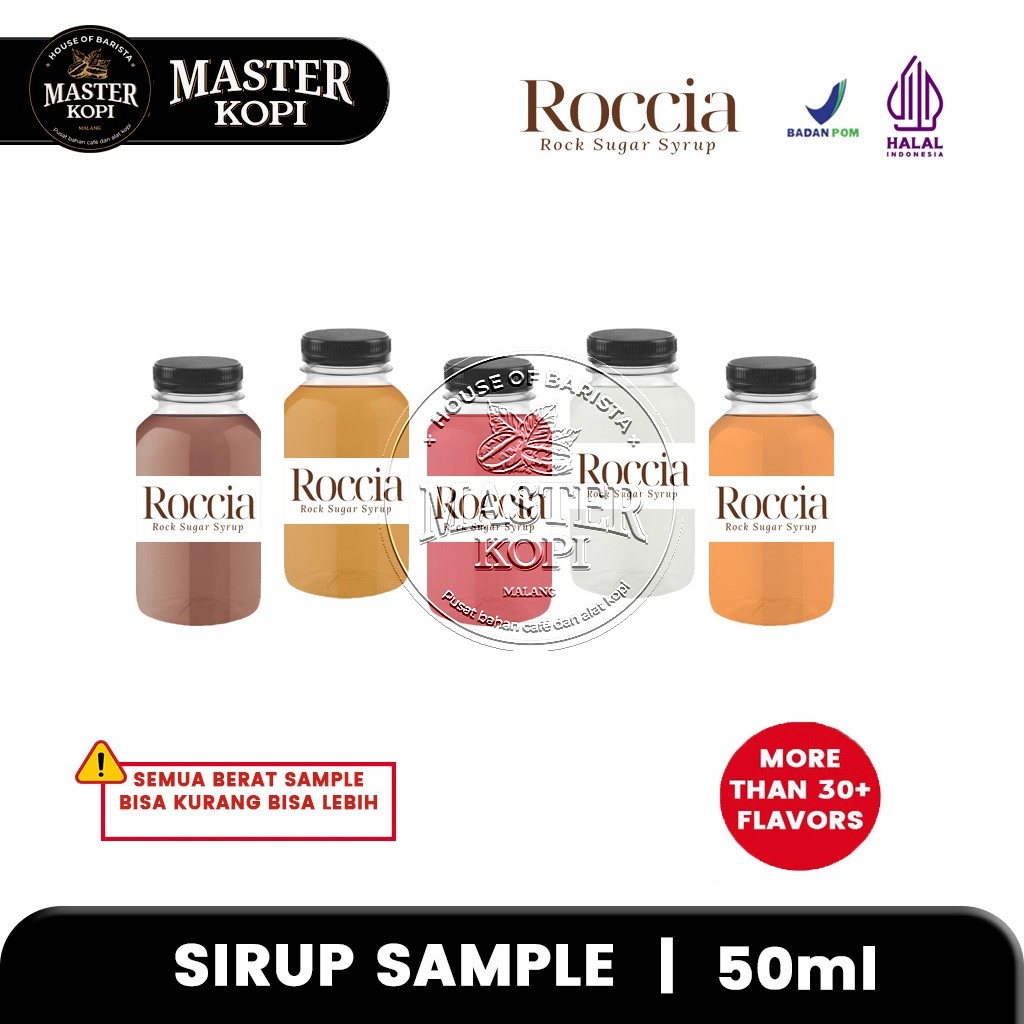 

Sirup Roccia Sample 50ml Rock Sugar Syrup Premium