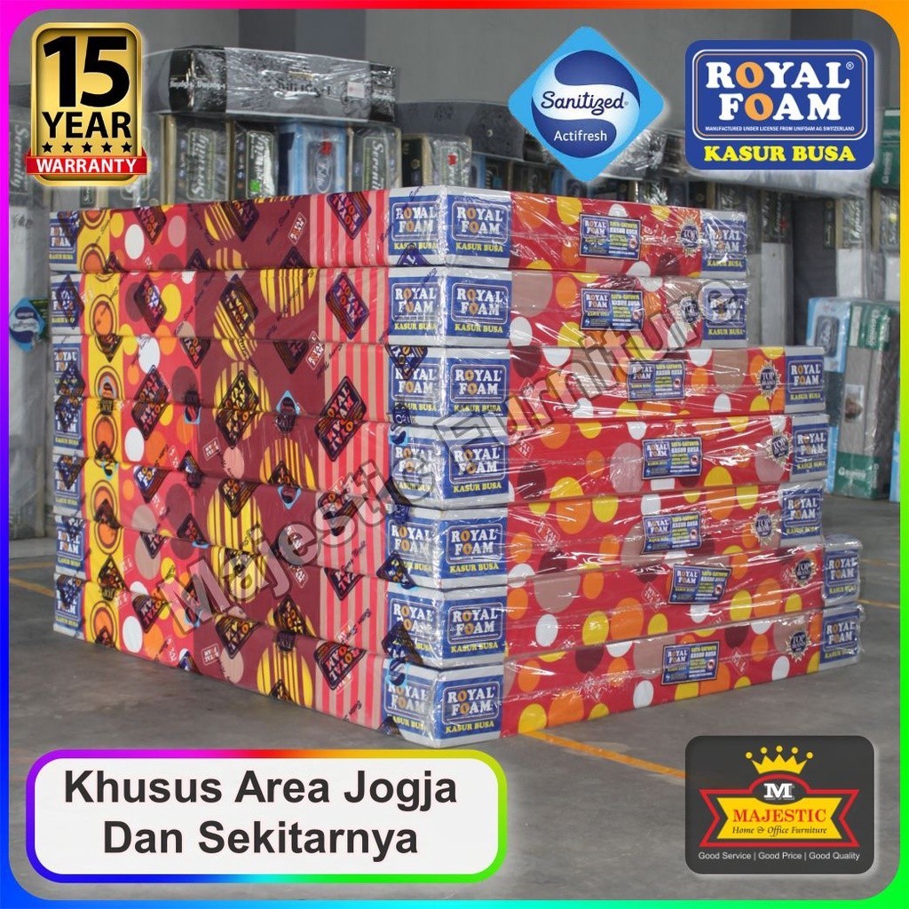 Kasur Busa Royal Pink - 90/100/120/140/160/180/200 - Tebal 20 cm - Royal Foam - Jogja