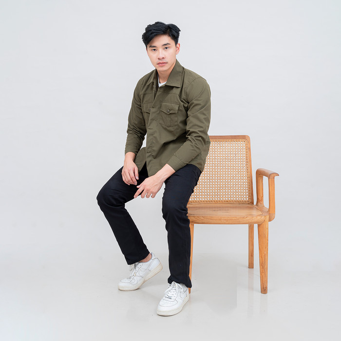 JAKET MALIGNO CANVAS - ARMY - M