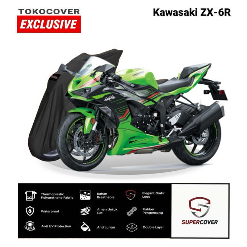 Cover Motor Sarung Motor ZX6R Kawasaki