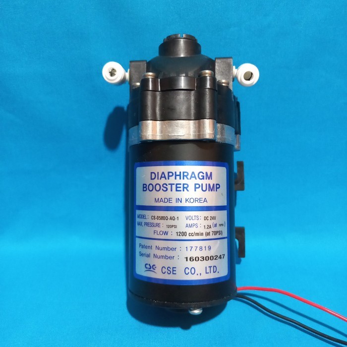 DIAPHRAGM BOOSTER PUMP CS-0580Q-AQ-01 120 PSI NianaMart