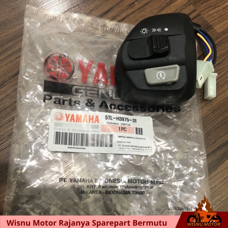 5TL 3 SAKLAR KANAN TOMBOL STATER MOTOR STARTER LAMPU ON OFF YAMAHA MIO J SOUL GT XEON JUPITER Z MX