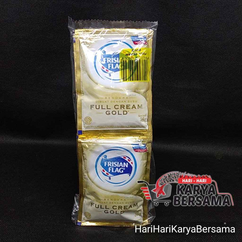 

FRISIAN FLAG FULL CREAM GOLD SUSU KRIMER KENTAL MANIS 6'S X 38GR