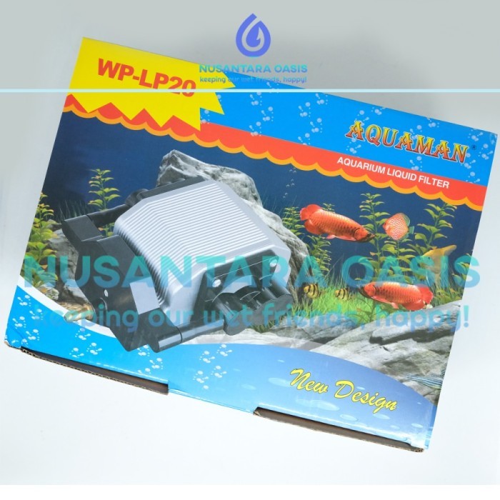 POMPA UDARA KOLAM AQUARIUM AQUAMAN WP LP 20 TEKANAN BESAR 6 OUTPUT AQUAMAN