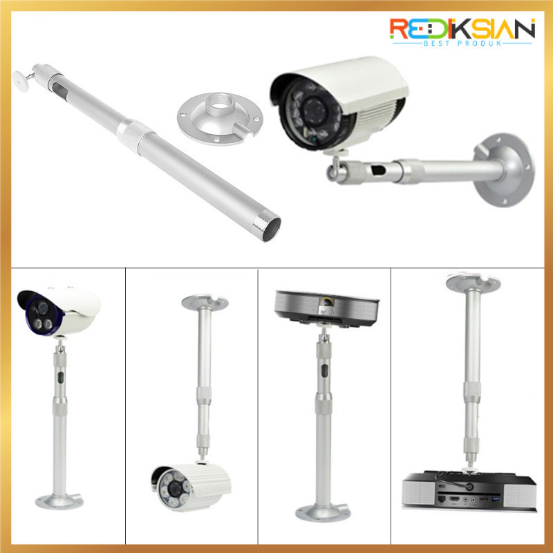 Bracket Stand Menggantung Proyektor CCTV Telescopic Bracket Wall Mount Ball Head - SMD