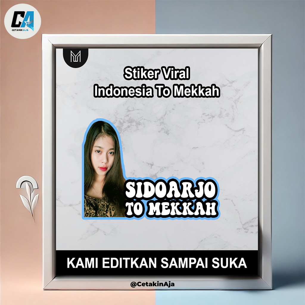 

Stiker Indonesia to Mekkah – Desain Bebas, Waterproof!