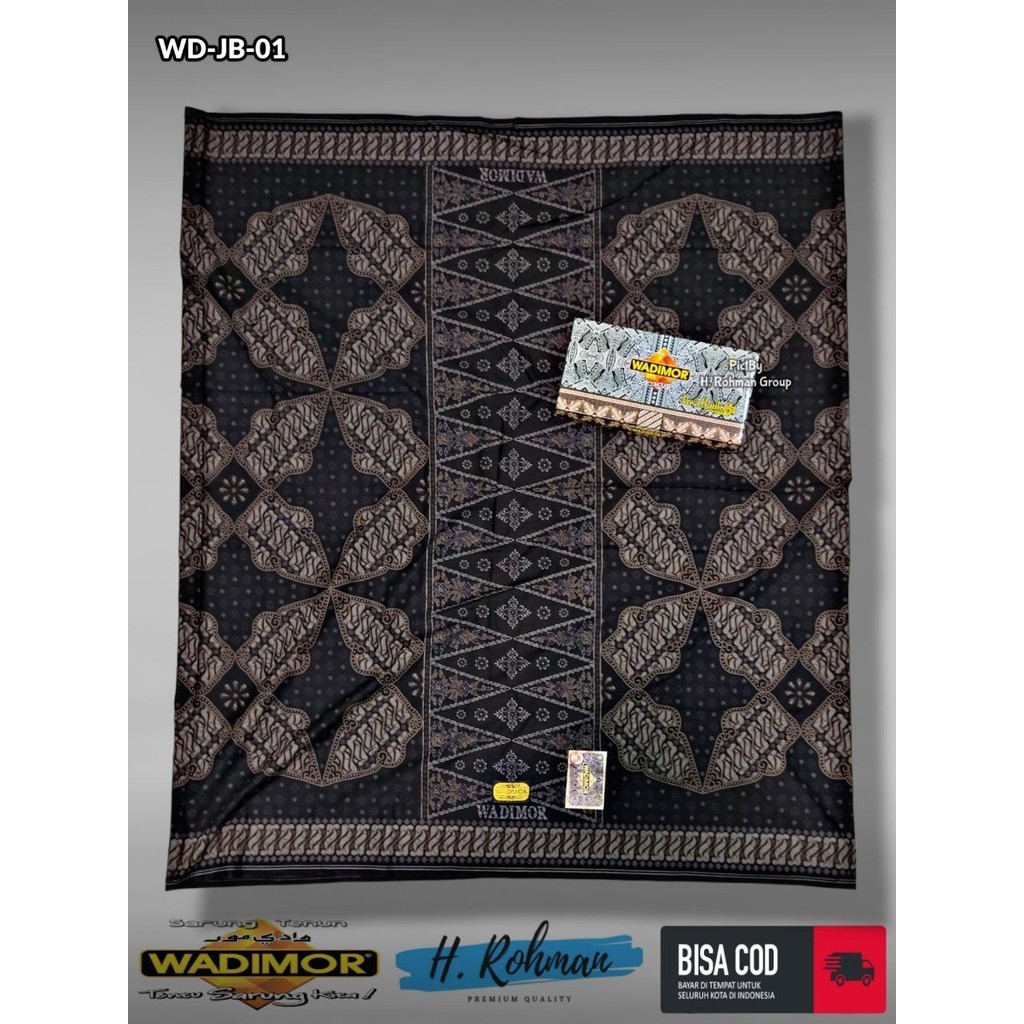 Terbaru Sarung Wadimor Batik Jawa Motif Gus Iqdam Terbaru WADIMOR Batik Hitam