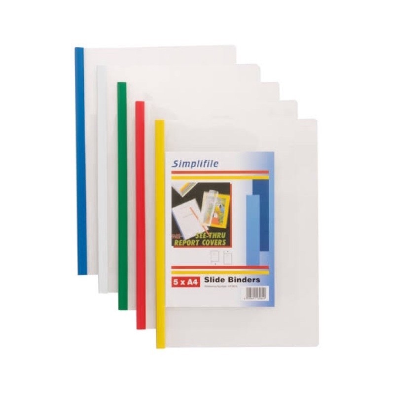Slide Binder File Lever A4 6mm Tulang Buku Jilid Kliping / Klipping