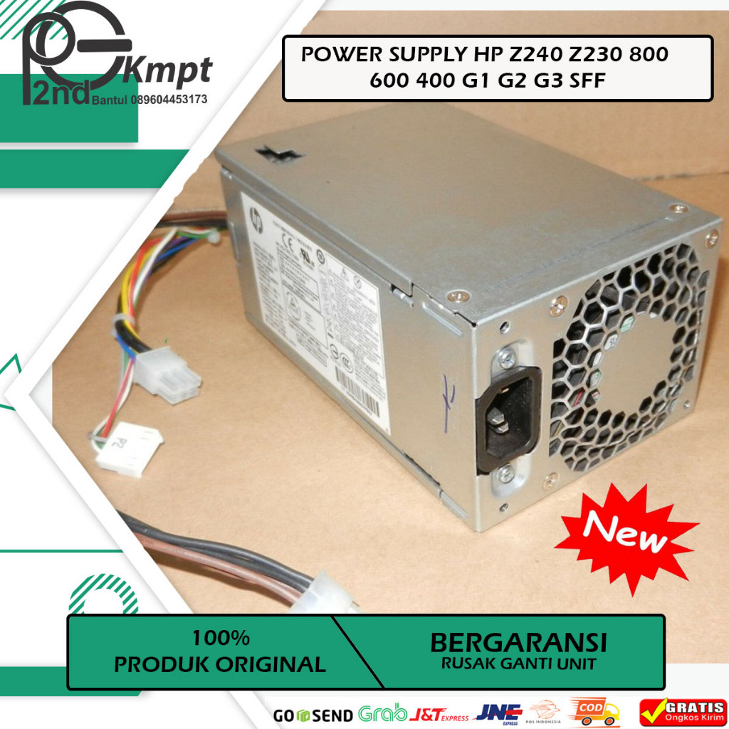 Power Supply HP Prodesk 400 600 800 G1 G2 Z230 Z240 SFF 240W