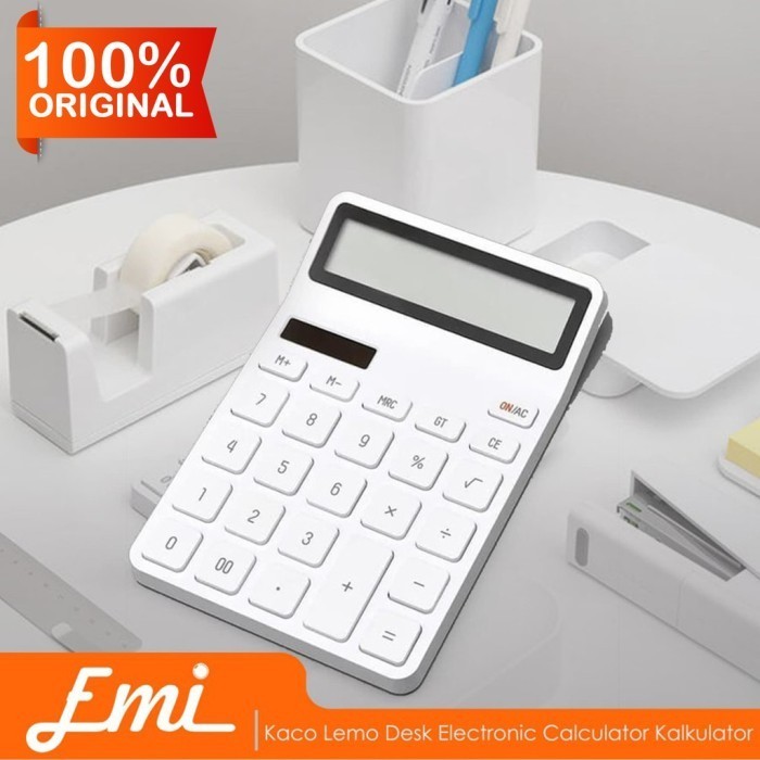 

Kaco Lemo Desk Electronic Calculator Kalkulator - K1412 - Putih
