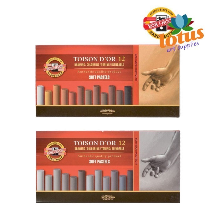 

KOH-I-NOOR Toison D’or Soft Pastel Brown Tones Set 12