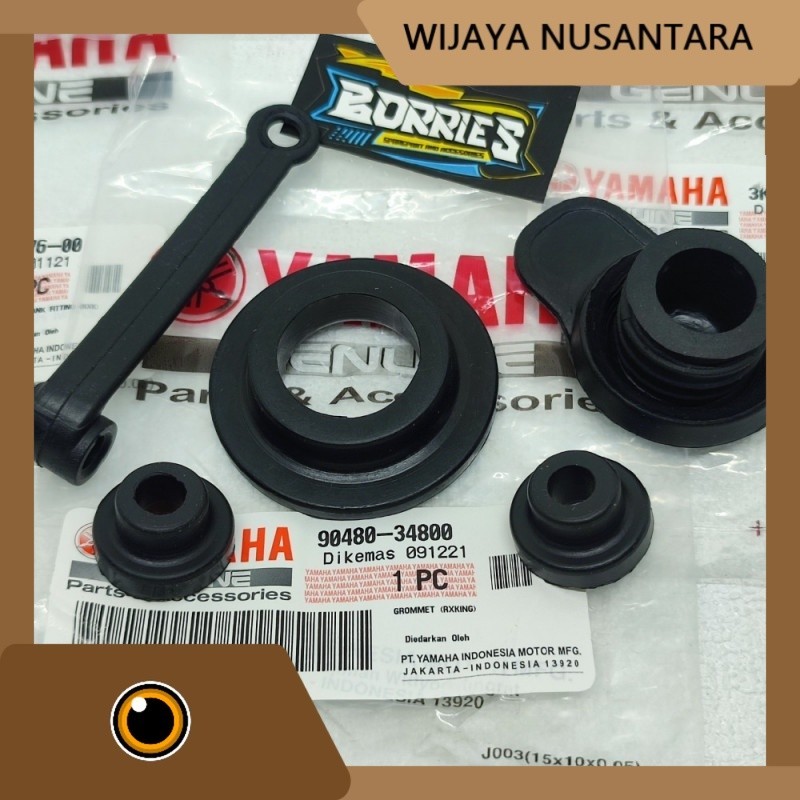 KARET BOTOL OLI SAMPING RX KING SET SPAREPART YAMAHA ORIGINAL