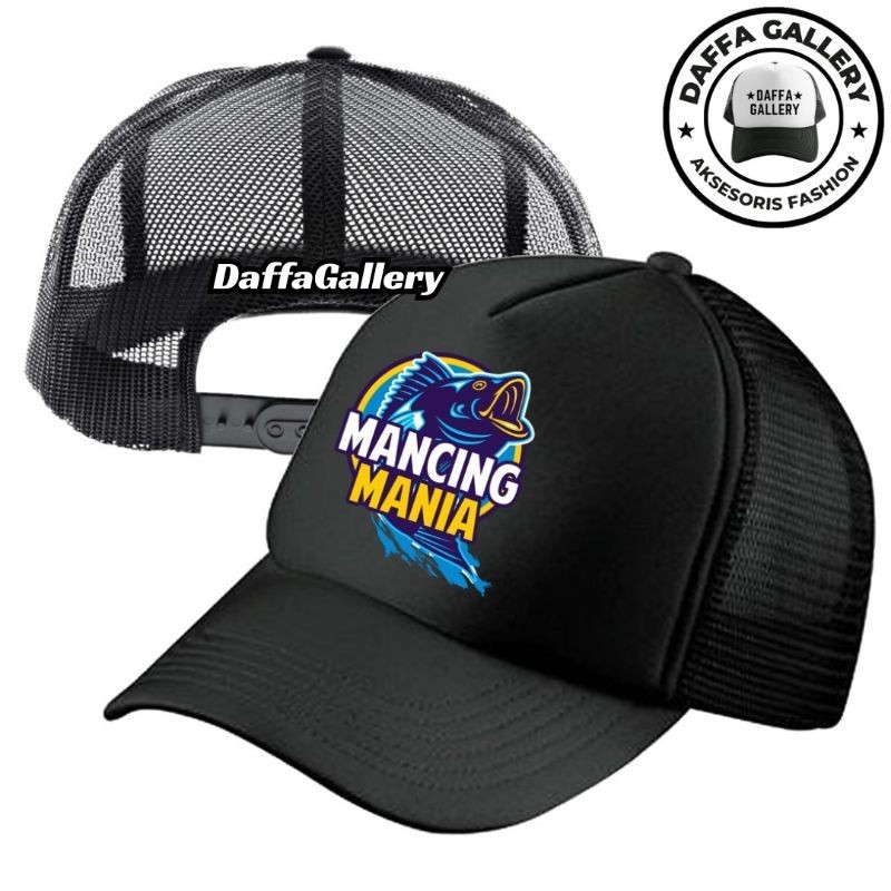 Daffaa Gallery Topi Trucker MANCING MANIA - Topi Distro MANCING MANIA Logo - Topi MANCING MANIA Prem