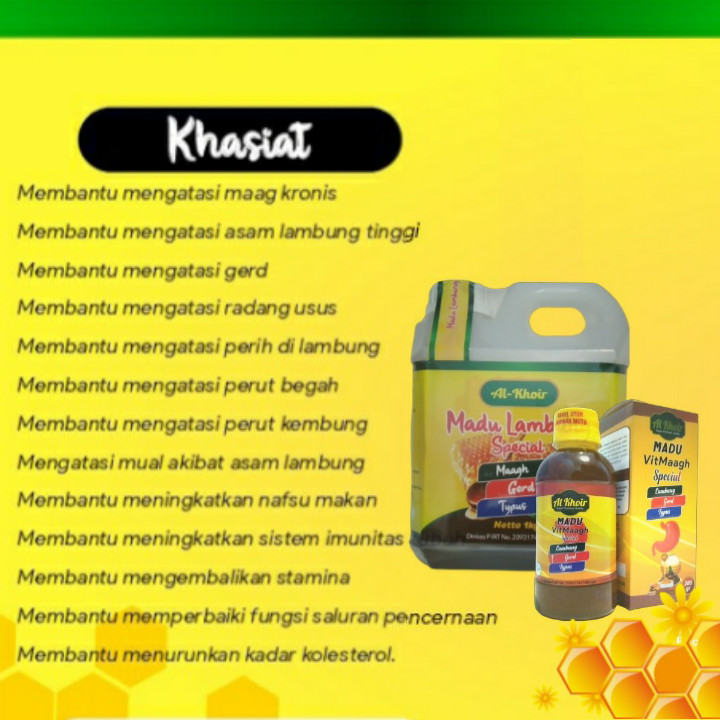 

PROMO! 1 BOTOL Madu Sehat LAMBUNG VITMAAG 280gr