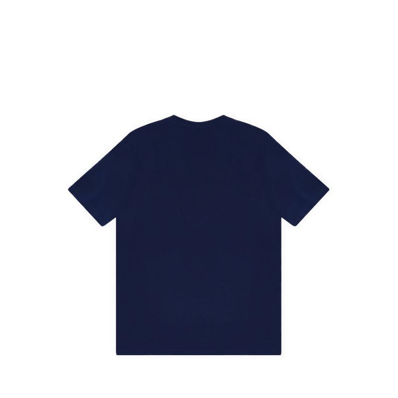 Champion Multicolor Script Logo Men's Tshirt - Navy