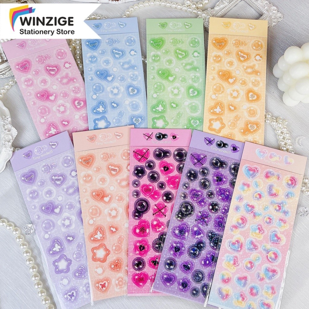 

Winzige Stiker Lucu Korea Photocard Toploader Decor Sticker Aesthetic Journal Planner Decor