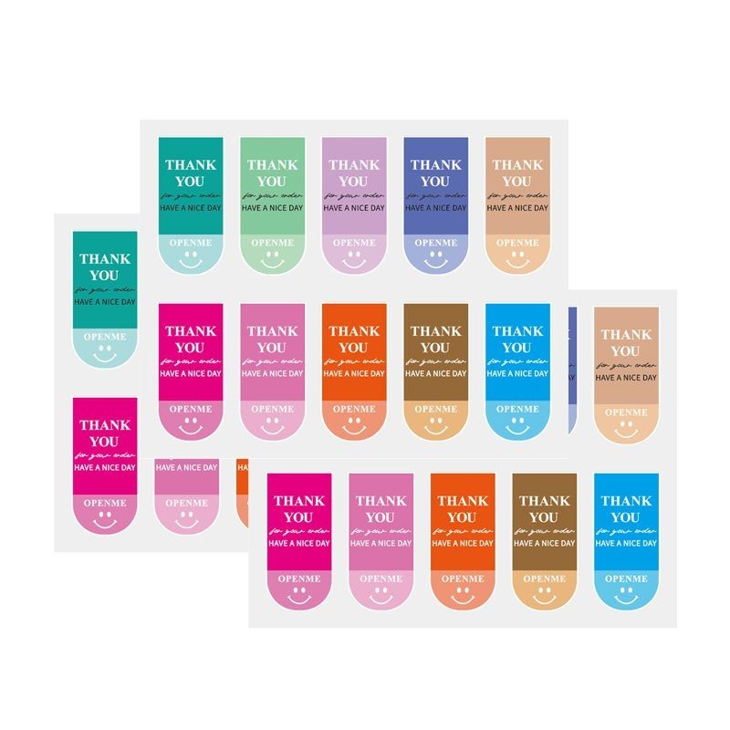 

Stiker Kotak Hadiah Senyum Stiker Label Perekat Diri Stiker Segel Bawa Pulang-TN