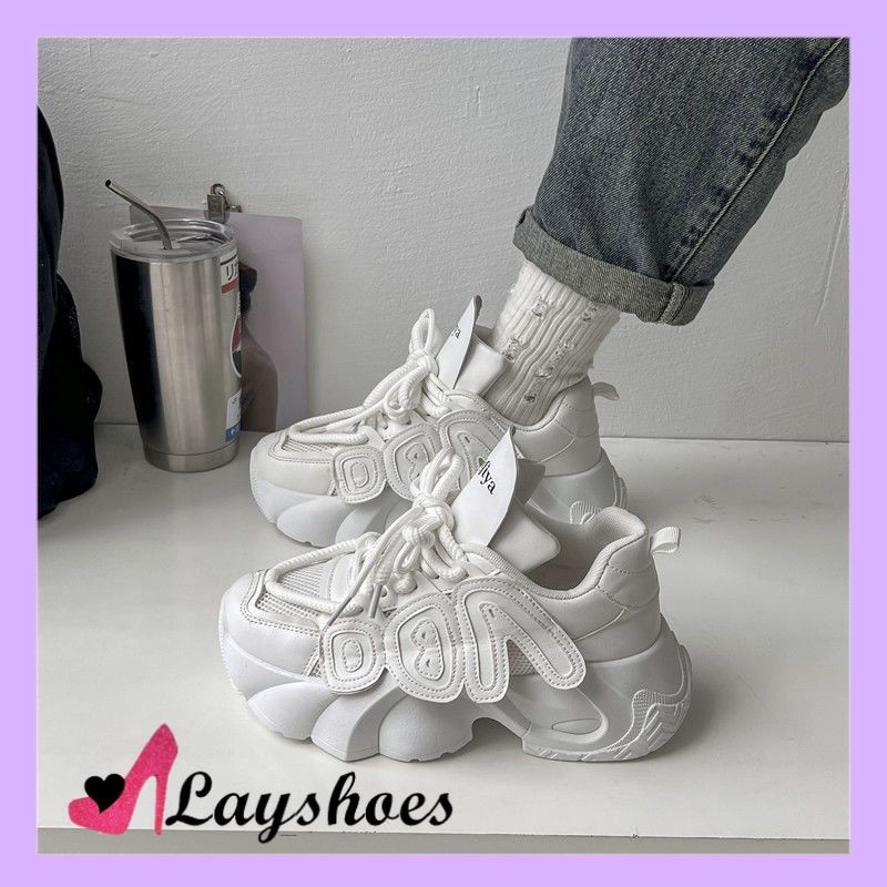 LAYSHOES SEPATU AESTHETIC WANITA Abo - Sepatu Sneakers Fashion Korea Wanita Doodle Art