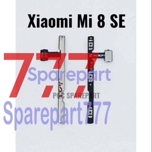 Flexible Konektor On Off + Volume Xiaomi Mi 8 SE / Mi8 SE / Mi8SE / Mi 8SE - Flexibel Fleksibel Conn