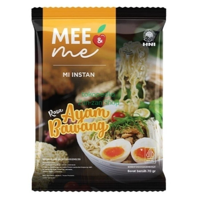 

Mee N Me Mie Herbal Mie Sehat Rasa Ayam Bawang Isi 10 Pcs HNI HPAI