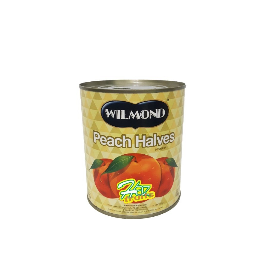 

Buah Kaleng Wilmond Peach Halves 825 Gr / Canned Fruit Buah Persik